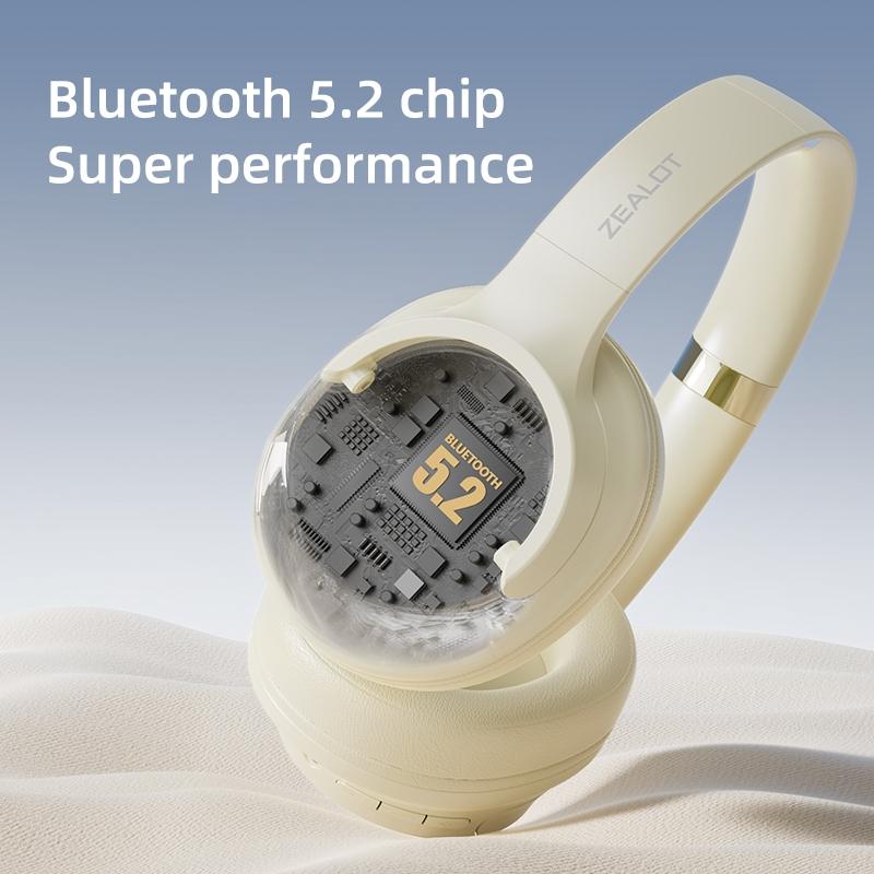 Bluetooth Wireless Over Ear Headphones With Mic 5