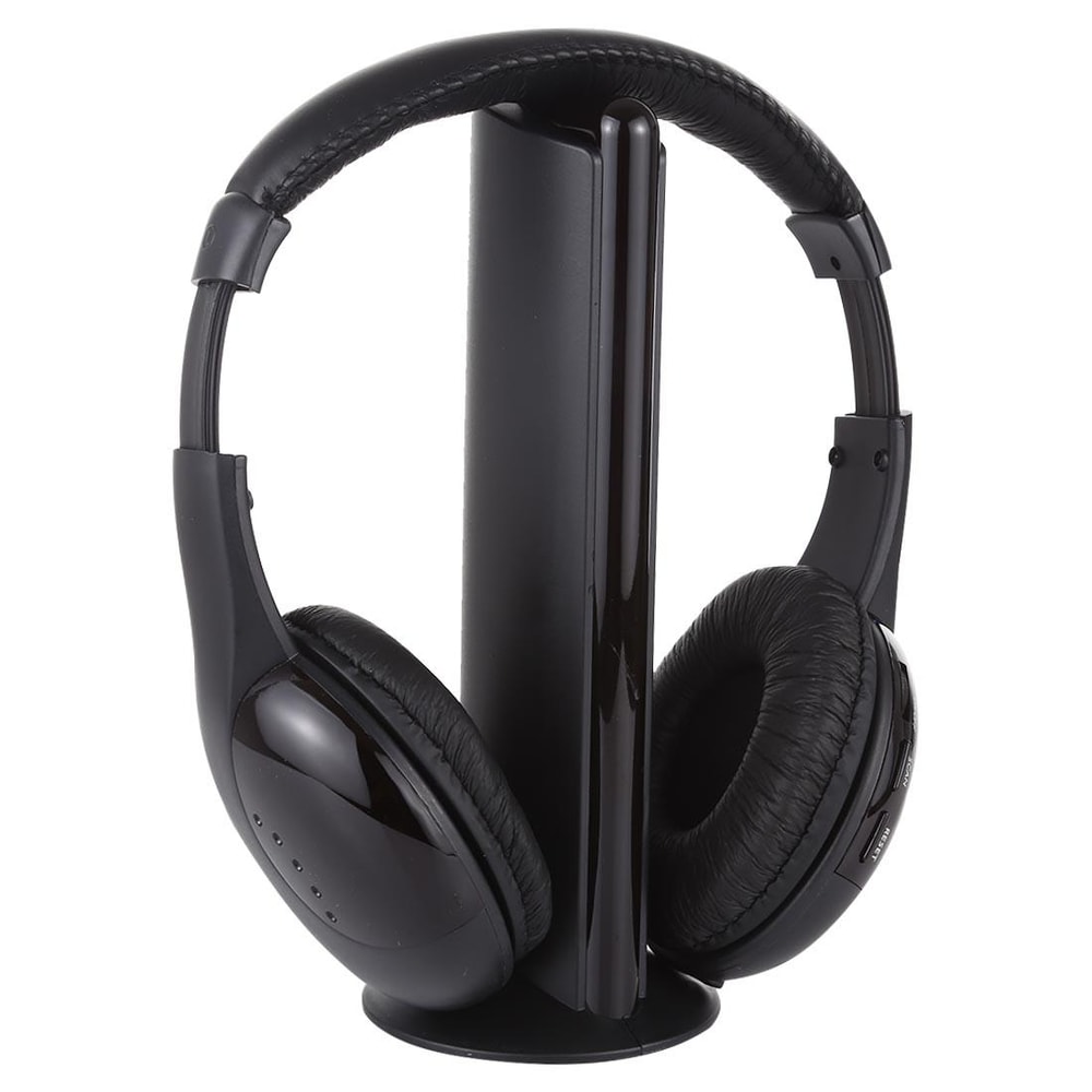 Wireless TV Headphones With FM Radio And Wired Mode 0