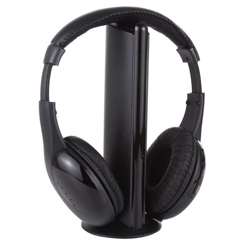 Wireless TV Headphones With FM Radio And Wired Mode 0