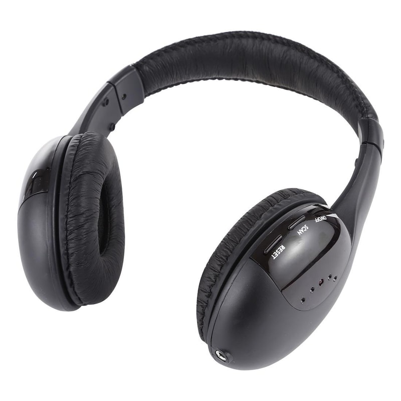 Wireless TV Headphones With FM Radio And Wired Mode 1