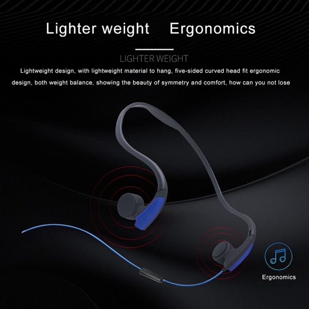 Wireless Bone Conduction Headphones With Rear Hook Design For Sports Running Calls 7