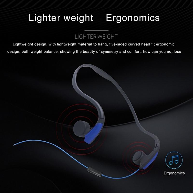 Wireless Bone Conduction Headphones With Rear Hook Design For Sports Running Calls 7