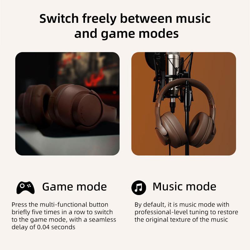 Bluetooth Over Ear Wireless Noise Cancelling Headphones With ANC ENC Dual Device 6