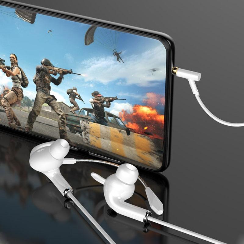 Wired 35mm InEar Headphones With Mic Sound Gaming Earbuds 0