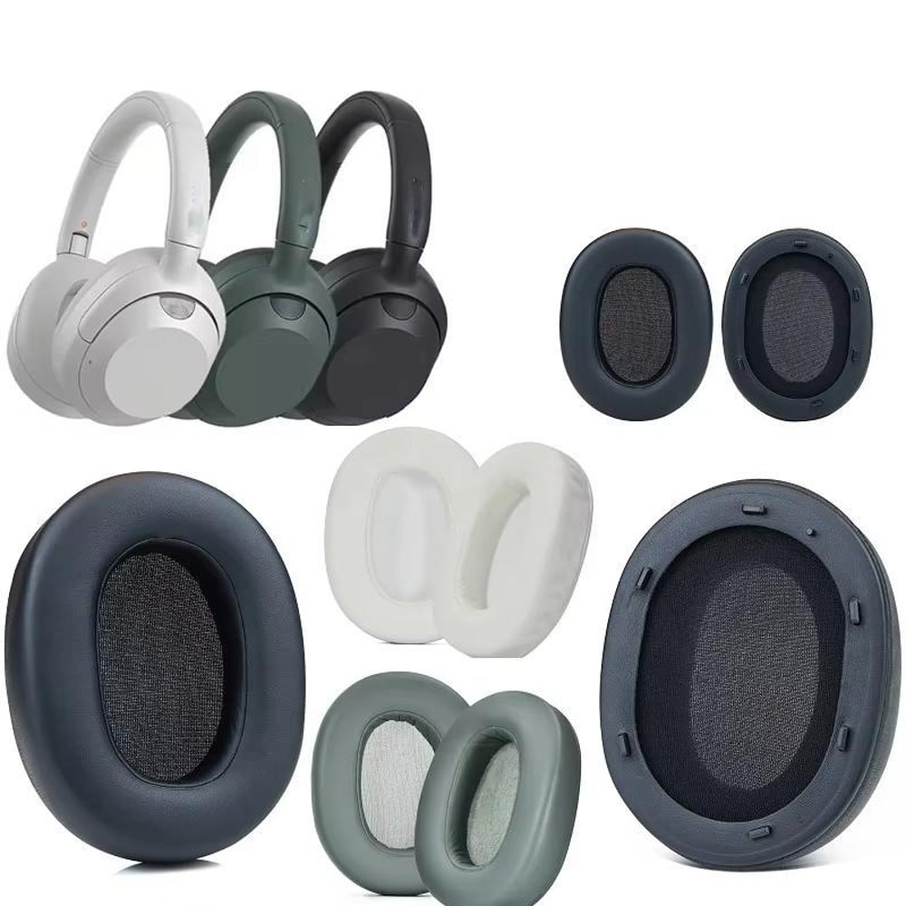 Wear Replacement Earpads Black Ear Cushion Set 2