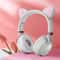 Cat Ear Headphones Wired Stereo Headset With Microphone For Gaming Music Calls 1