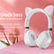 Cat Ear Headphones Wired Stereo Headset With Microphone For Gaming Music Calls 4