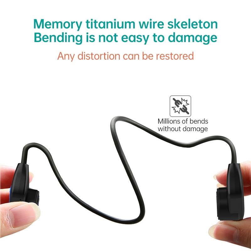 Bone Conduction Headphones With Memory Waterproof Open Ear Bluetooth Headset 4