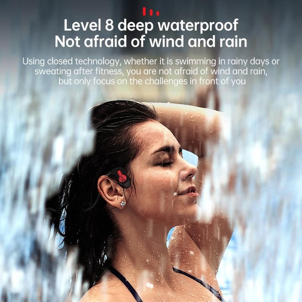 Bone Conduction Headphones With Memory Waterproof Open Ear Bluetooth Headset 8