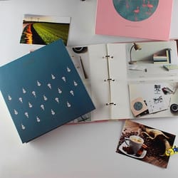 diy 6 inch photo album scrapbook with ring binder for family memories