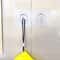 Transparent Double Adhesive Wall Hooks No Drill Damage-Free Sticky Hangers