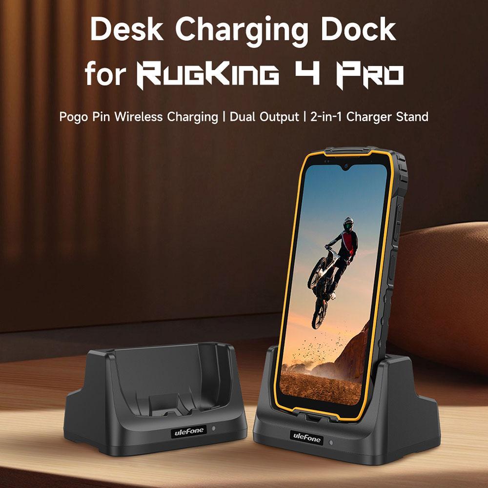 RugKing USB C Charging Dock Fast Desk Stand Cradle 3