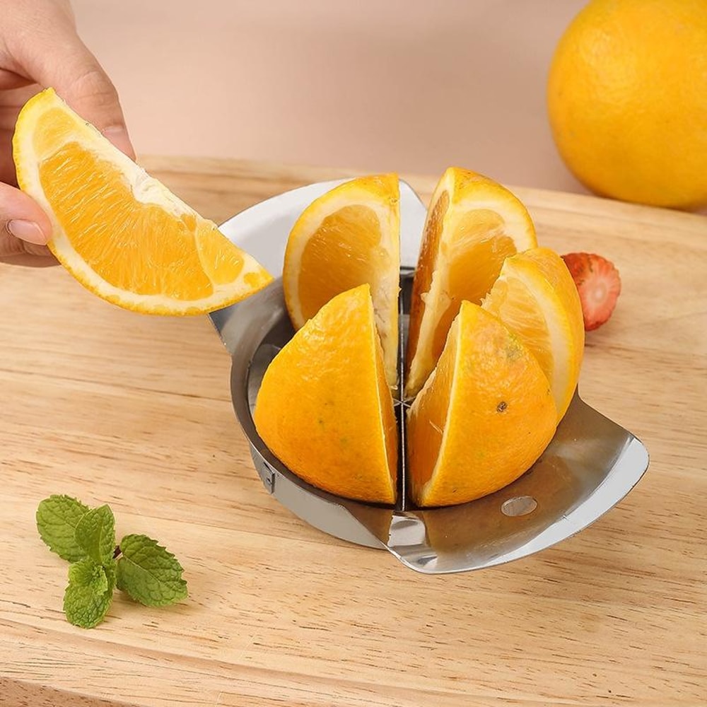 Stainless Steel Orange Cutter Easy Peel Fruit Slicer Tool For Citrus Prep 1