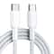 60W Fast Charging USB C Cable Nylon Braided Durable Type C Charger Cord 0