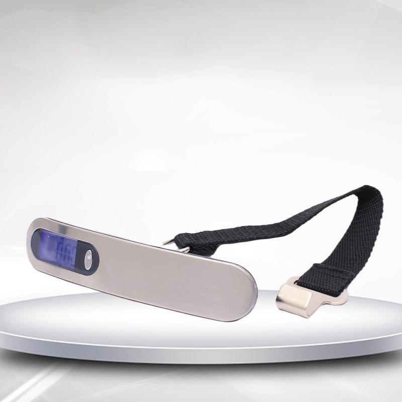 Digital Luggage Scale Portable Travel Weight Checker With LCD Display Stainless Steel Hook 4