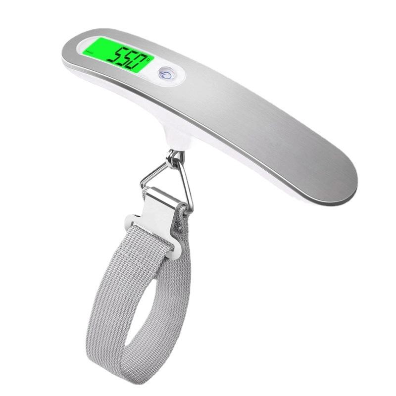 Digital Luggage Scale Portable Travel Weight Checker With LCD Display Stainless Steel Hook 8