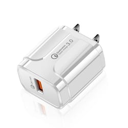 18w fast charger compact usb wall adapter for universal devices