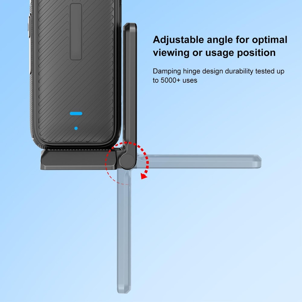 Magnetic Mount L Bracket for Insta360 & DJI Pocket, Foldable Action Camera Stand