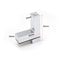 Adjustable Zinc Alloy Glass Shelf Bracket Clip Polished FType Support Holder 3
