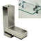 Adjustable Zinc Alloy Glass Shelf Bracket Clip Polished FType Support Holder 8
