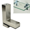 Adjustable Zinc Alloy Glass Shelf Bracket Clip Polished FType Support Holder 8