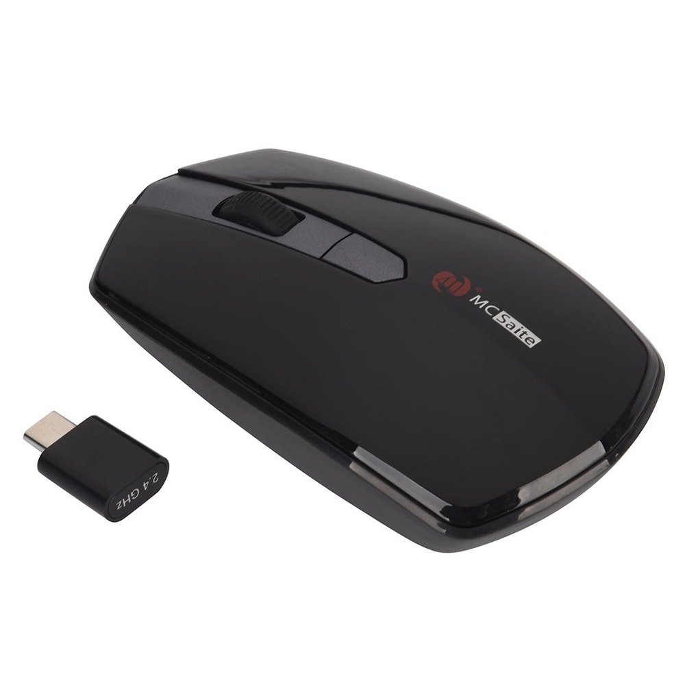 USBC Wireless Mouse 1600 DPI Adjustable Portable Optical Mouse For Laptop Tablet 2