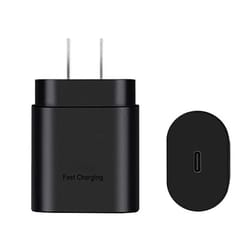 25w usb c fast charger pd pps compact wall adapter for smartphones & tablets