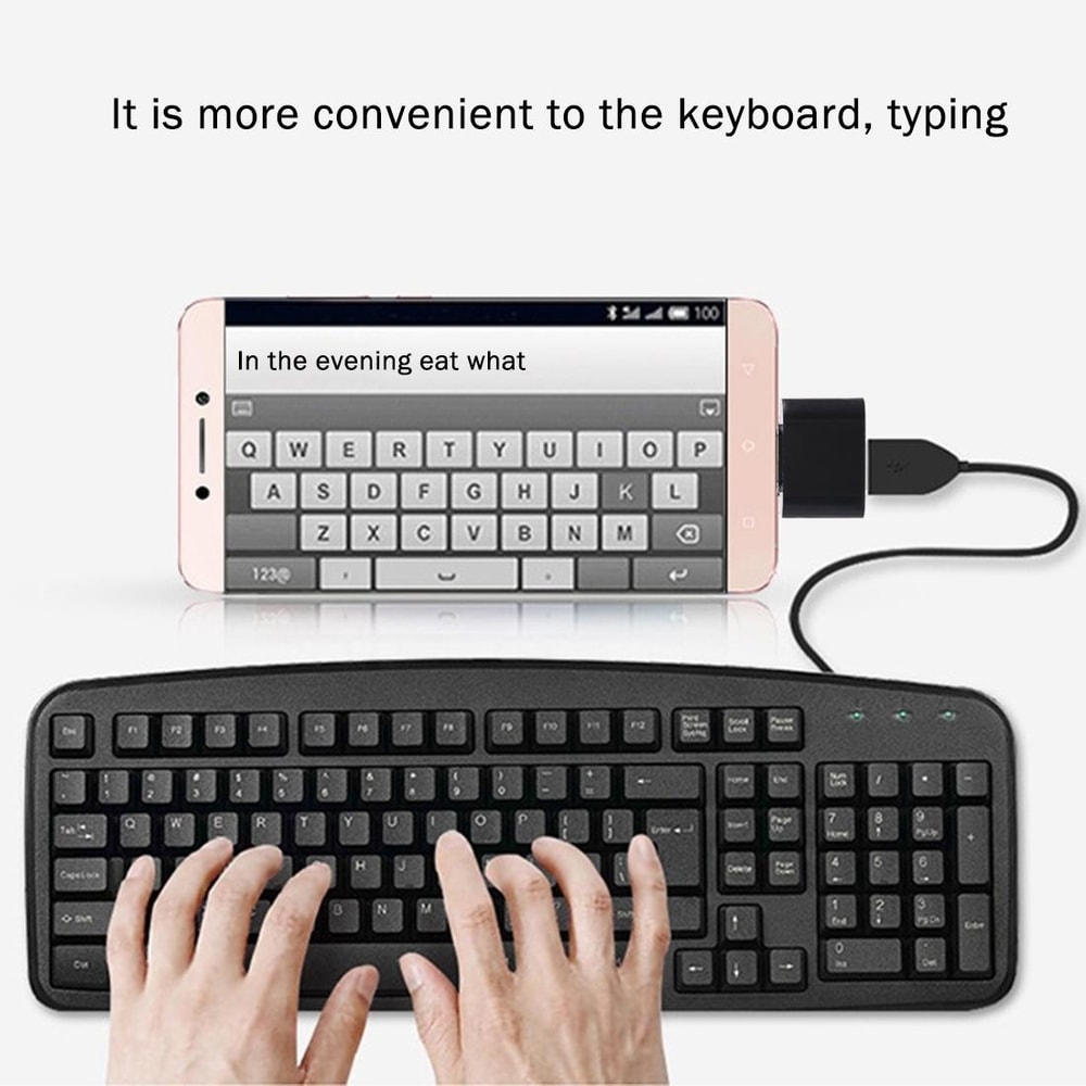 USB C To USB Adapter OTG Fast Data Sync Charger Compact Type C Converter 2