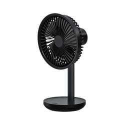 usb rechargeable mini desk fan with 3 speed quiet cooling for office dorm travel