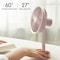 USB Rechargeable Mini Desk Fan With 3 Speed Quiet Cooling For Office Dorm Travel 7
