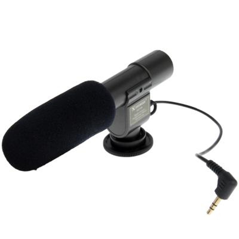 Mini Stereo Shotgun Microphone For Camcorder DSLR Video Recording 0