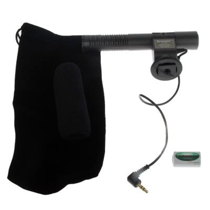 Mini Stereo Shotgun Microphone For Camcorder DSLR Video Recording 3
