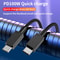 100W PD USB C To USB C Fast Charging Cable For Tablet Android Devices 5