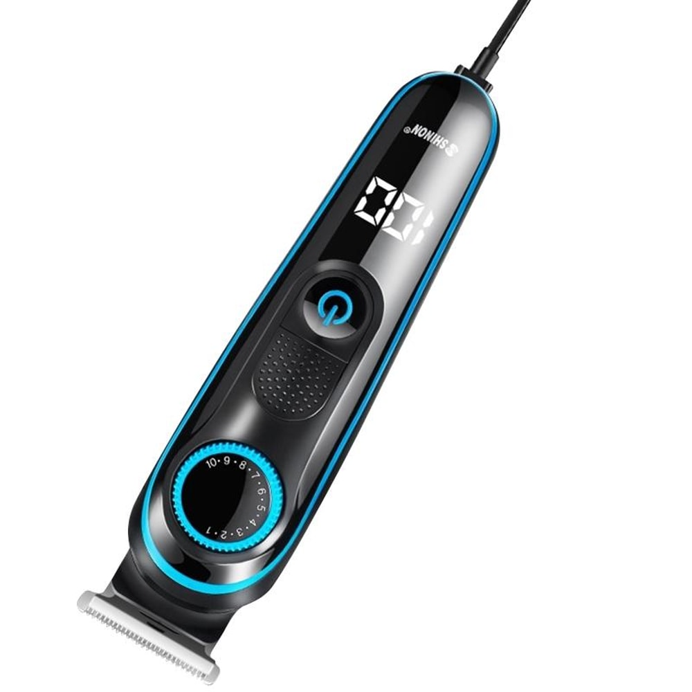 All-in-one beard trimmer and USB rechargeable shaver for men