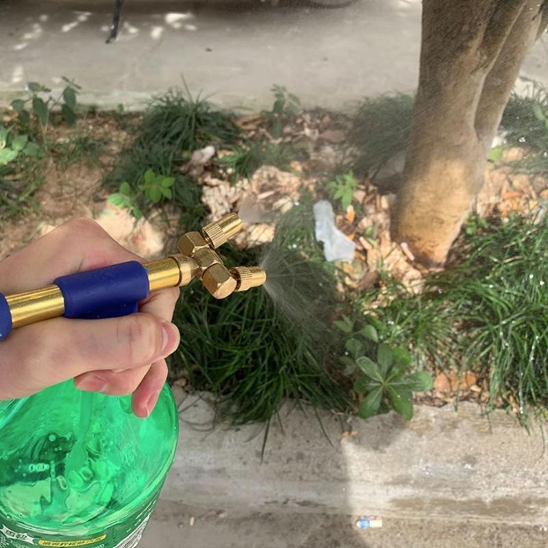 Universal Bottle Garden Sprayer Pump Adjustable Garden Sprayer Nozzle For DIY Watering 5