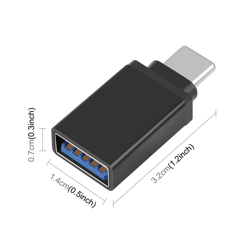 USB C To USB Adapter OTG USB 30 Type C Data Transfer Converter For Fast Sync Device Connectivity 5