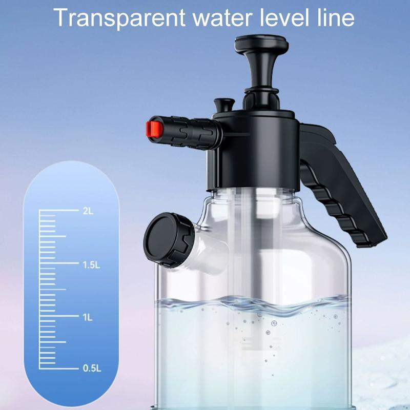 2L High Pressure Foam Sprayer Bottle For Car Wash Garden Home Cleaning 3