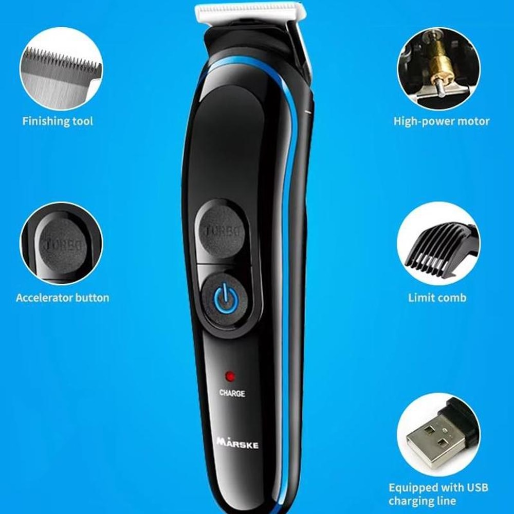 Cordless Hair Clipper And Rechargeable Beard Trimmer Kit 7