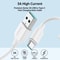 3A Fast Charging USB To USB C Cable Durable Flexible Data Sync Cord 1
