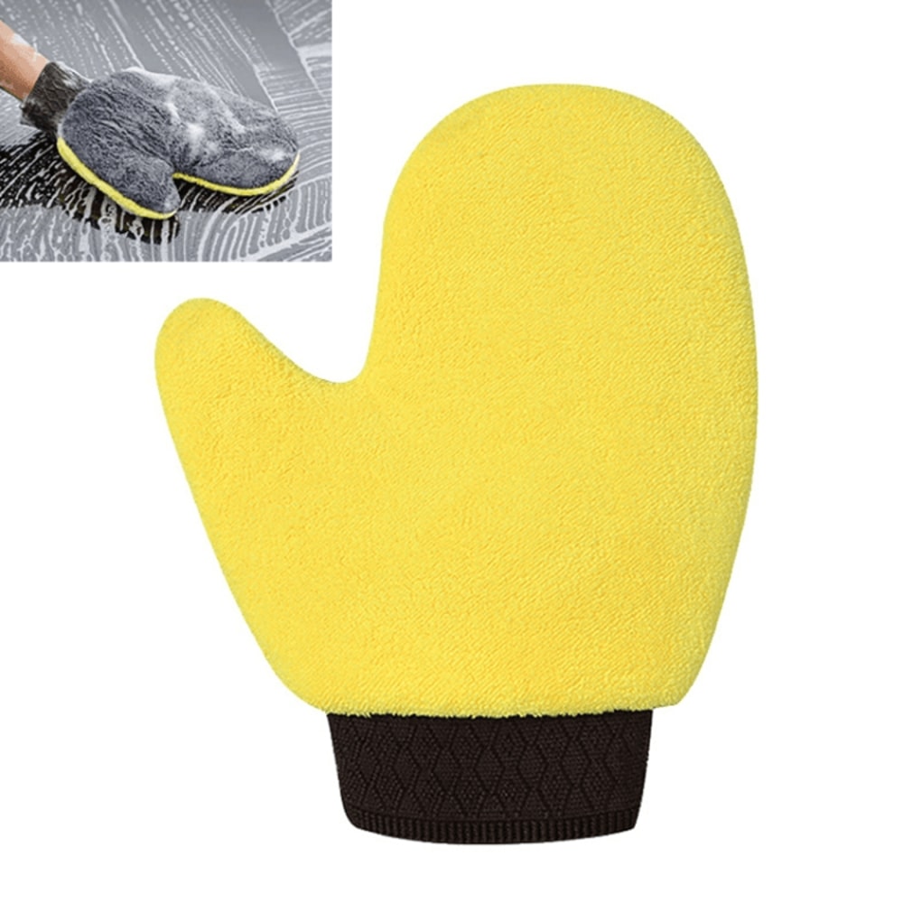 Premium Car Wash Mitt Coral Fleece Microfiber Wash Glove For Auto Motorcycle Home Cleaning 8
