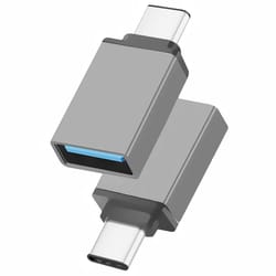 aluminum usb c to usb adapter fast charge & data sync type c 3.1 converter