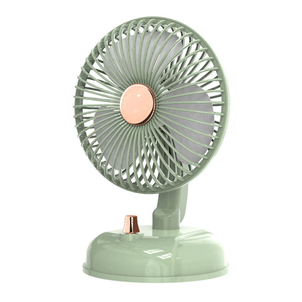 Retro Portable USB Fan With Quiet Oscillation And Adjustable Speed For Desk And Travel 8