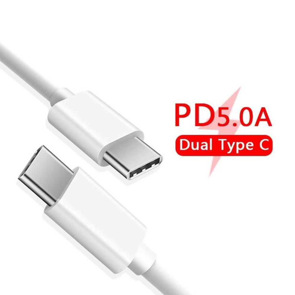 120W USB C Fast Charging Cable Type C To Type C Data Power Cord 1