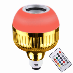 bluetooth speaker light bulb 12w smart led music lamp with remote control