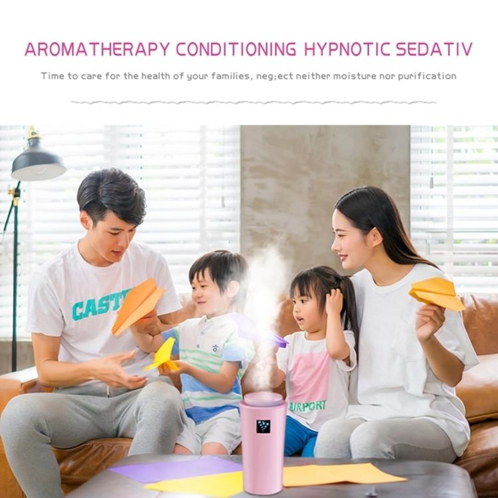 Portable Mini Humidifier With LED Night Light LeakProof USB Air Humidifier For Home Car 7