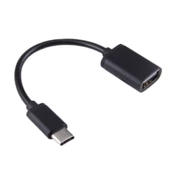 usb c otg adapter cable metal usb to usb c male fast data transfer charger