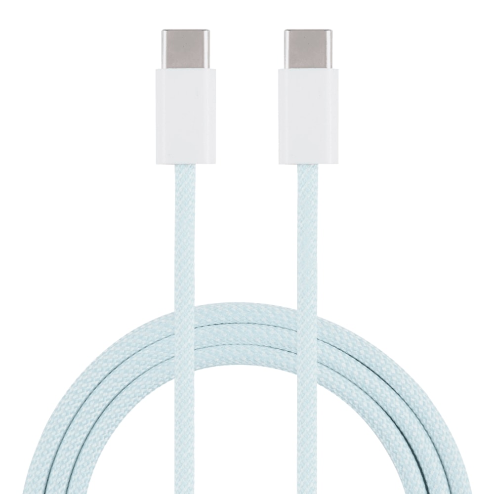 Macaron Braided USB C To USB C Cable Fast Charging 20W Durable Type C Data Sync Cable 4