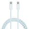 Macaron Braided USB C To USB C Cable Fast Charging 20W Durable Type C Data Sync Cable 4