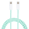 Macaron Braided USB C To USB C Cable Fast Charging 20W Durable Type C Data Sync Cable 8