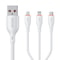 3 In 1 Fast Charging Cable 66W Universal Multi Charging Cable USB To Type C Lightning Micro 3